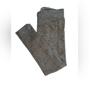 Champion Black & White Speckled Leggings – Size Large